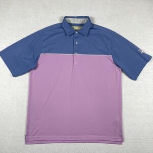 Donald Ross Polo Shirt Mens Medium IBIS West Palm Beach Golf Travel Vacation‎